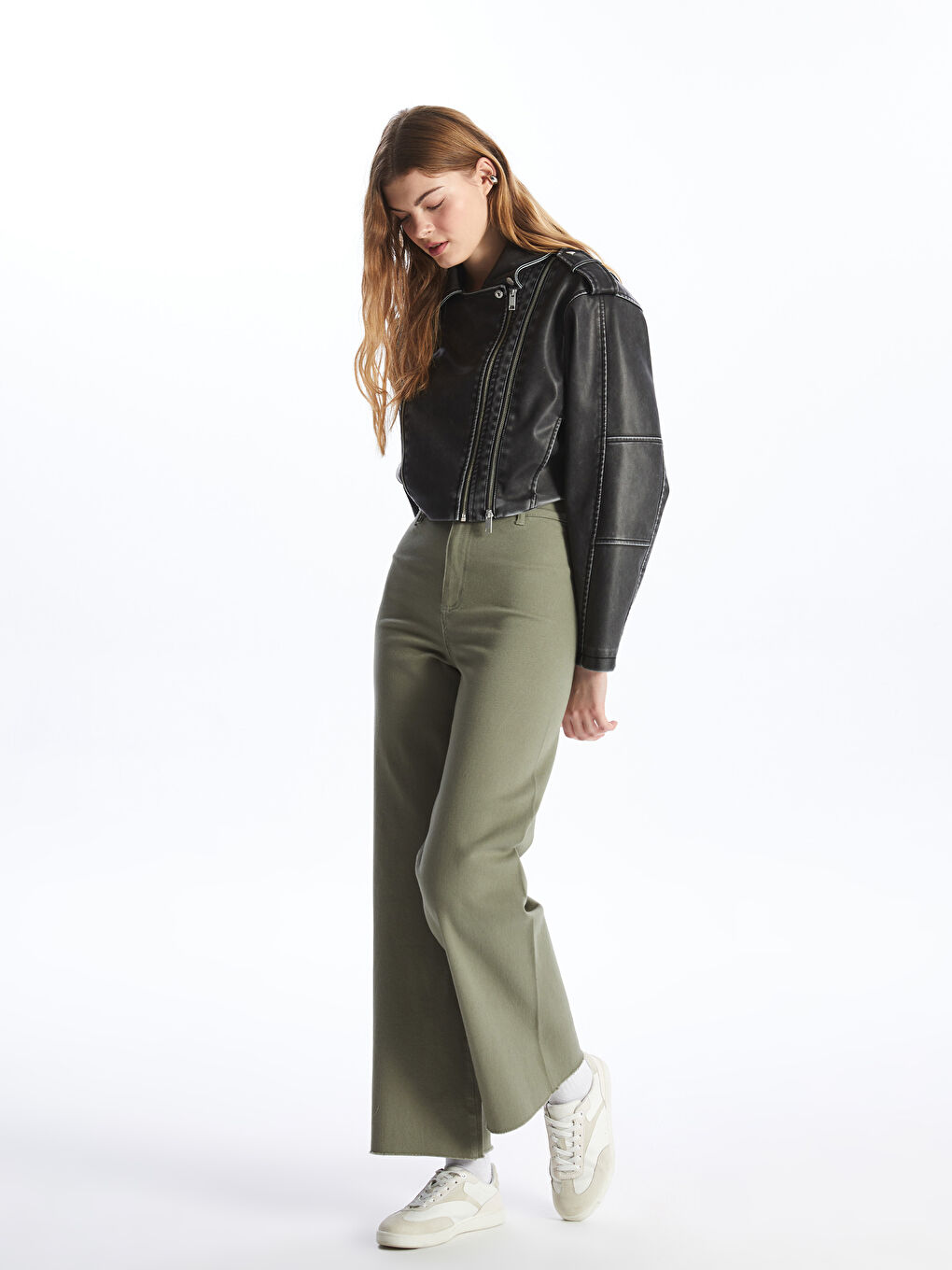 Wideleg Women's Jeans -S4BE34Z8-HCX