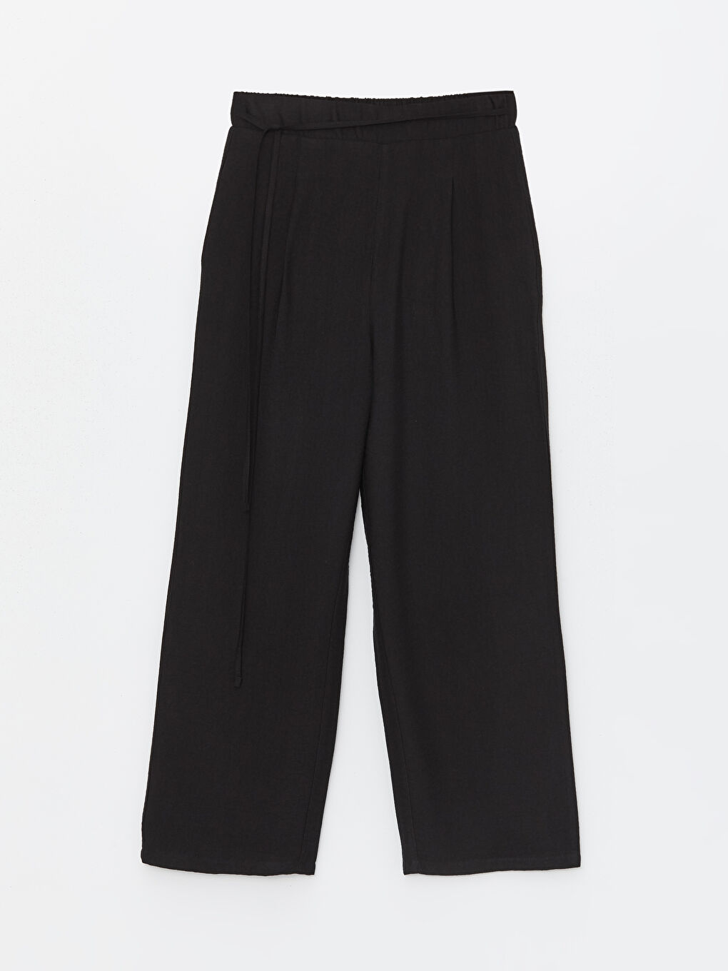 LCWAIKIKI Classic Elasticated Waist Plain Wide Leg Women's Trousers -S4BE85Z8-CVL