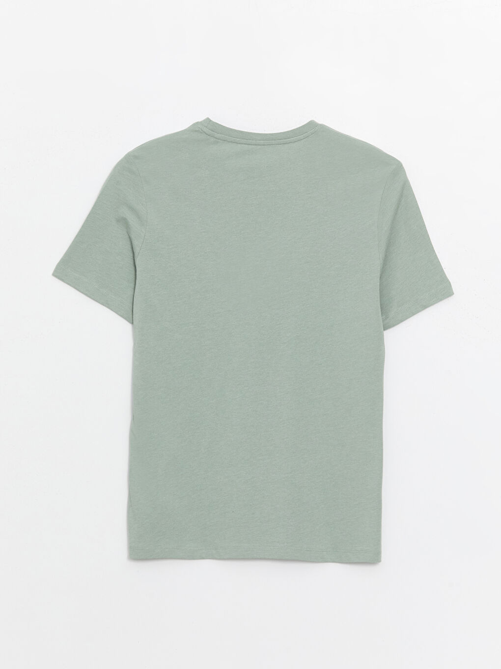 Crew Neck Short Sleeve Printed Combed Cotton Men's T-shirt -S4BF20Z8-LAF