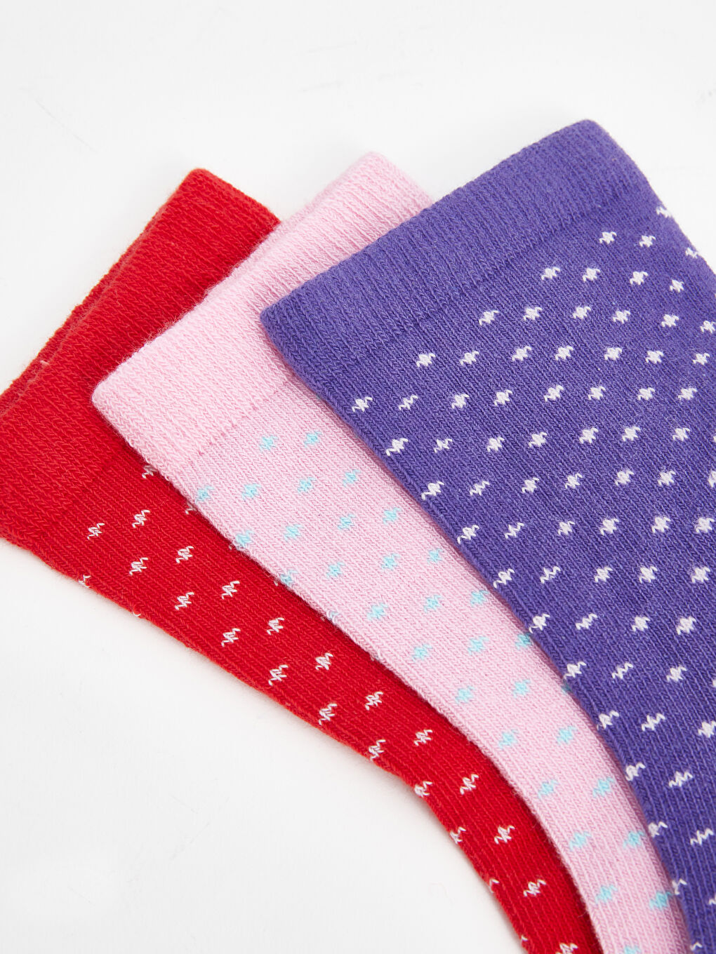 Узорчатые носки до щиколотки для девочек, комплект из 3-х штук-2