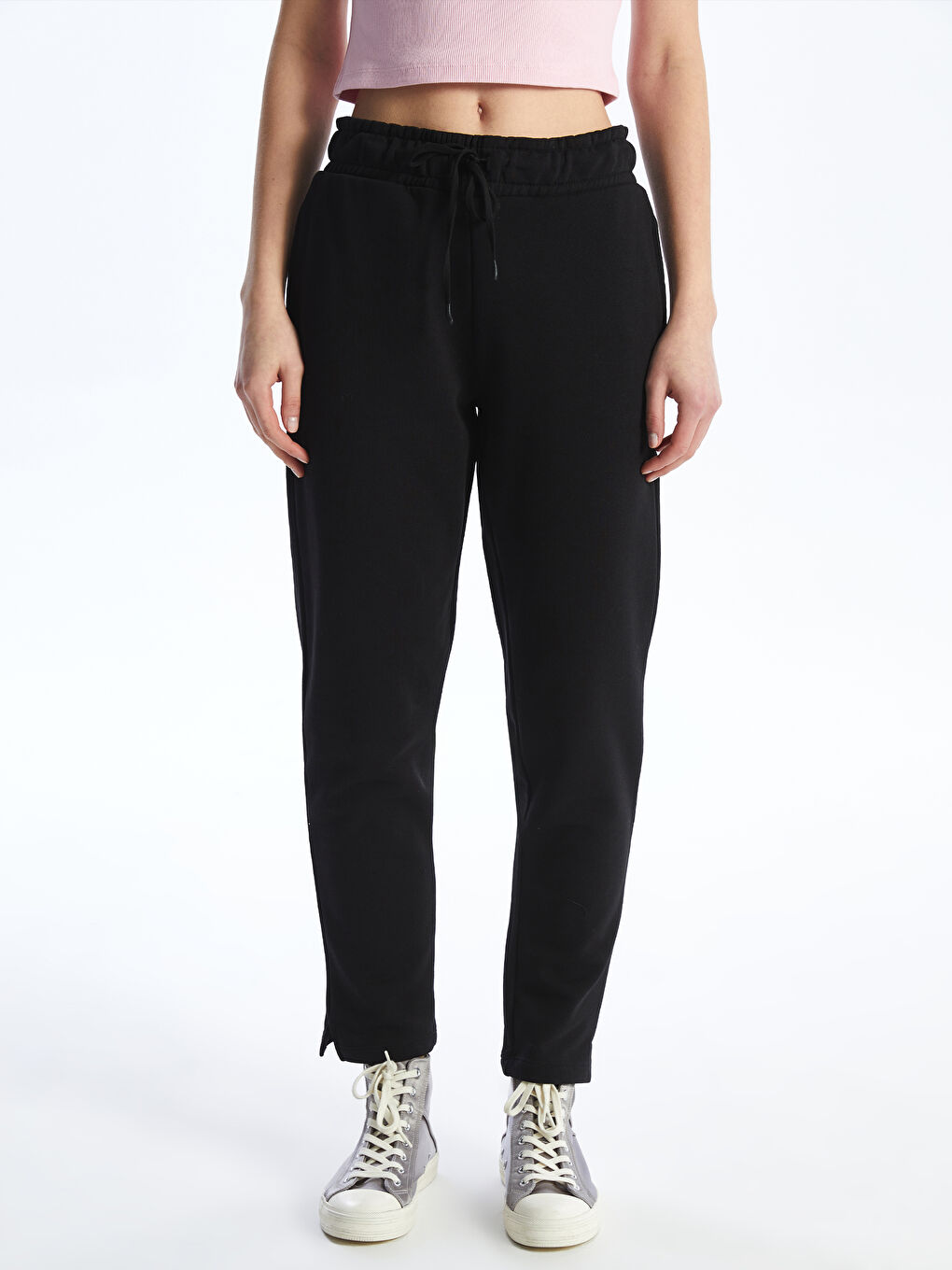 Women's Elastic Waist Regular Sweatpants -S4BF33Z8-CVL
