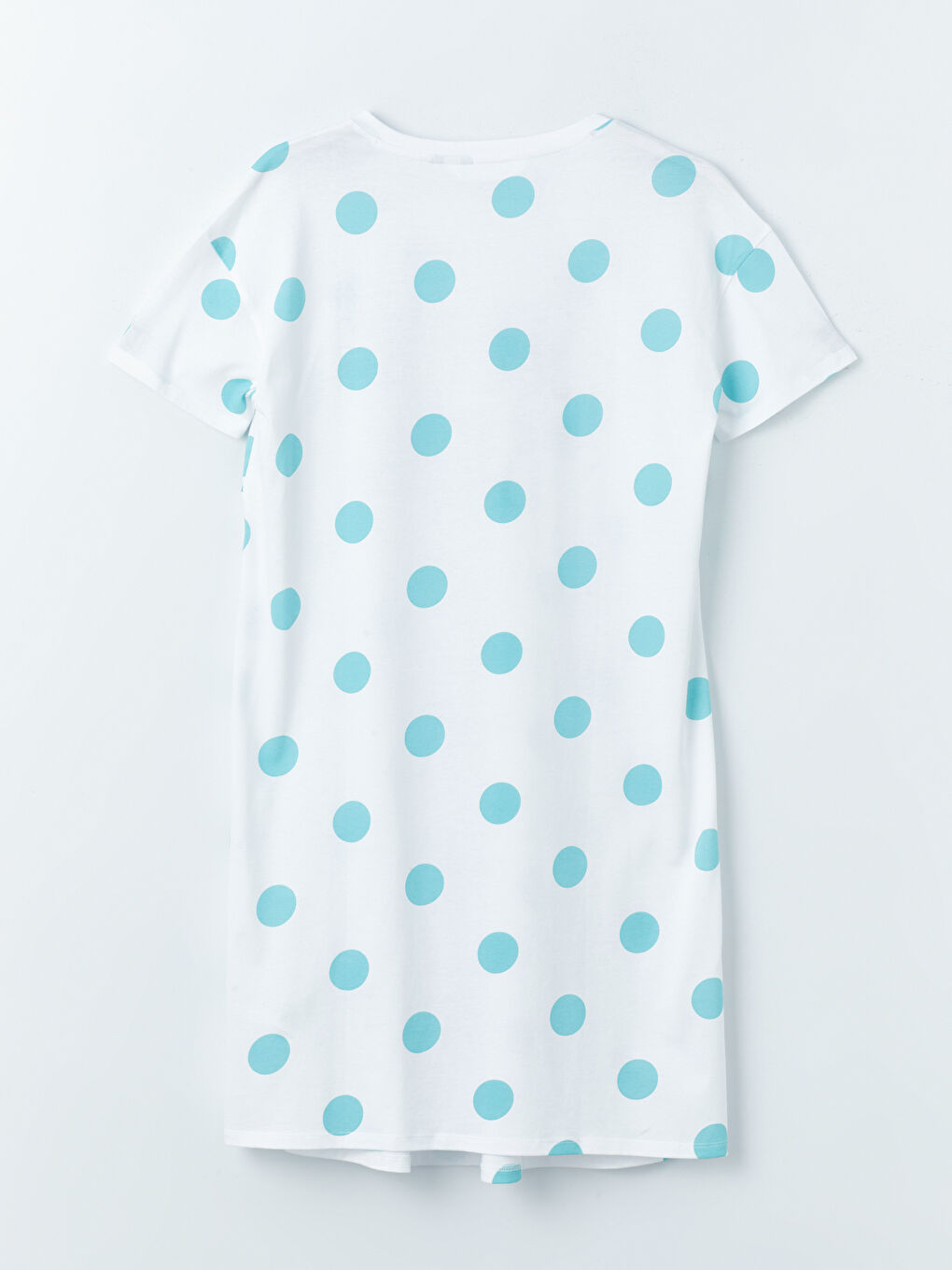 Rundhalsausschnitt Bedrucktes Kurzarm Mutterschafts-Nachthemd-7