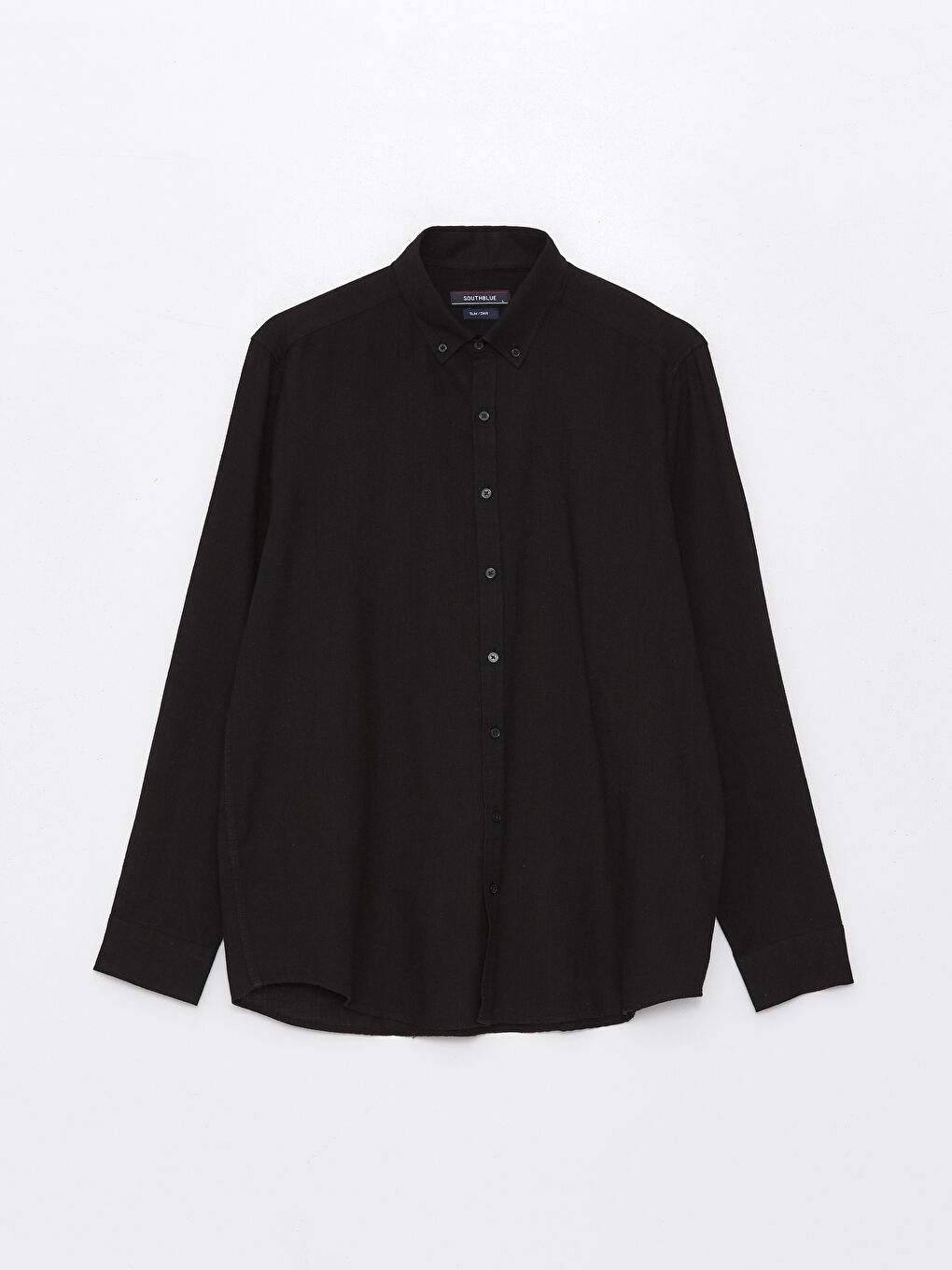 Slim Fit Long Sleeve Poplin Men's Shirt -S4BF53Z8-CVL