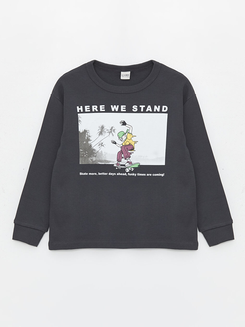 Comfortable Crew Neck Boy's T-Shirt -S4BF73Z4-VFB