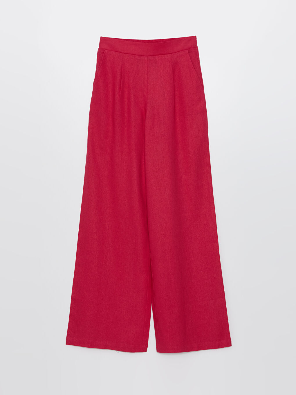 LCW Vision Pantalone od mešavine lana sa elastičnim strukom za žene -S4BF75Z8-VHH