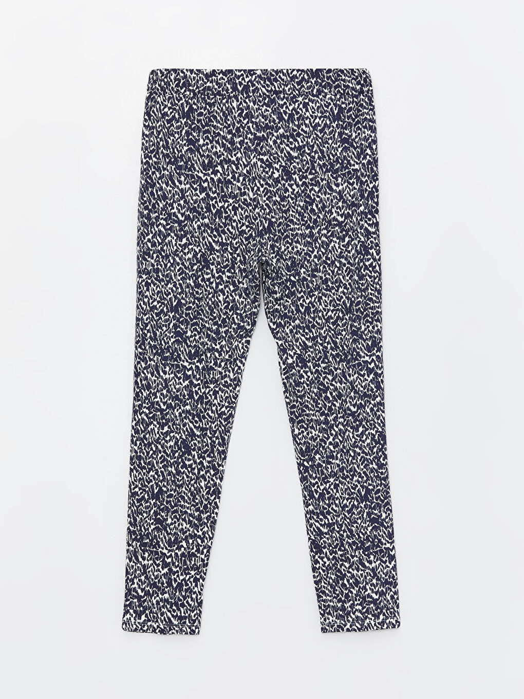 Elasticated Waist Patterned Women's Trousers-5