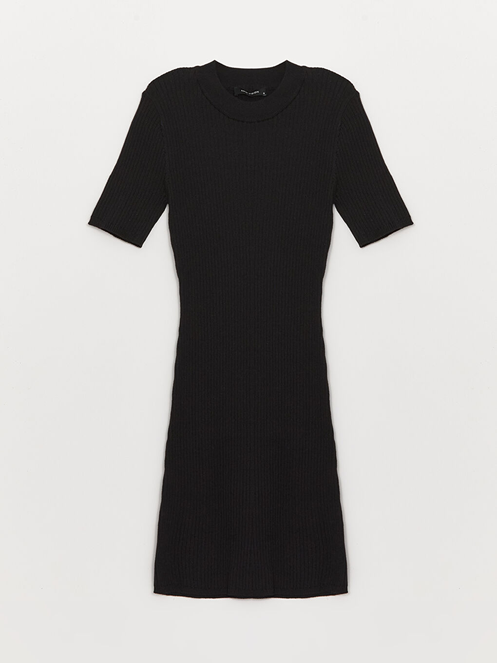 LC Waikiki Crew Neck Plain Short Sleeve Women's Knitwear Dress -S4BF92Z8-RQN