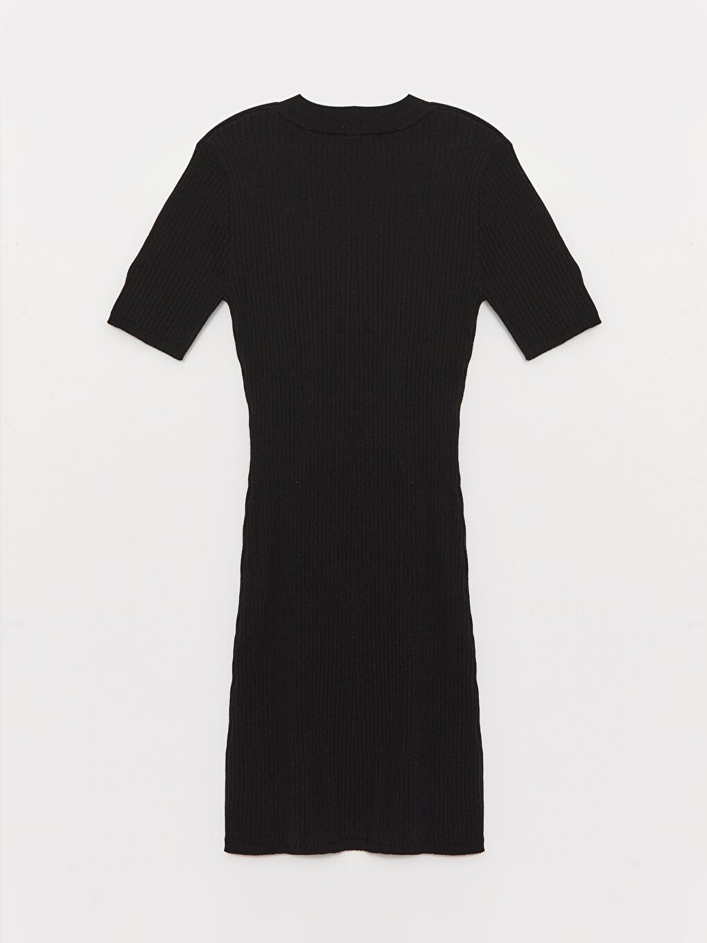 LC Waikiki Crew Neck Plain Short Sleeve Women's Knitwear Dress -S4BF92Z8-RQN