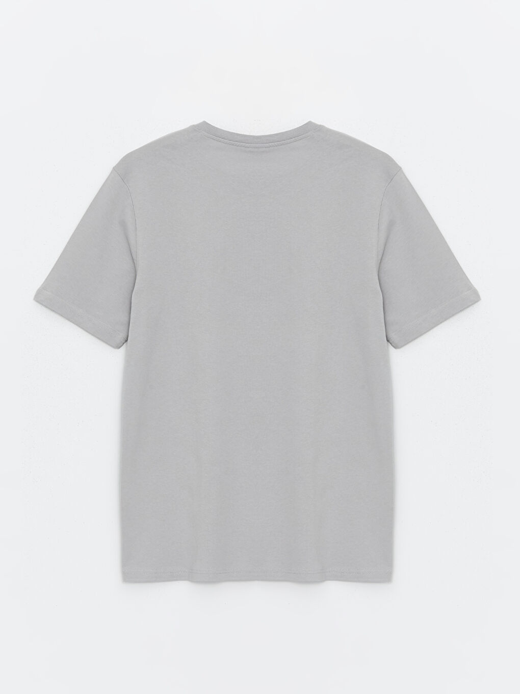 Crew Neck Short Sleeve Printed Combed Cotton Men's T-shirt -S4BG04Z8-SLH