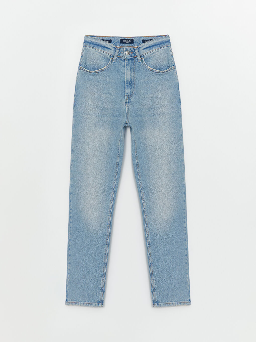 Straight Fit Women's Denim Trousers -S4BG93Z8-507