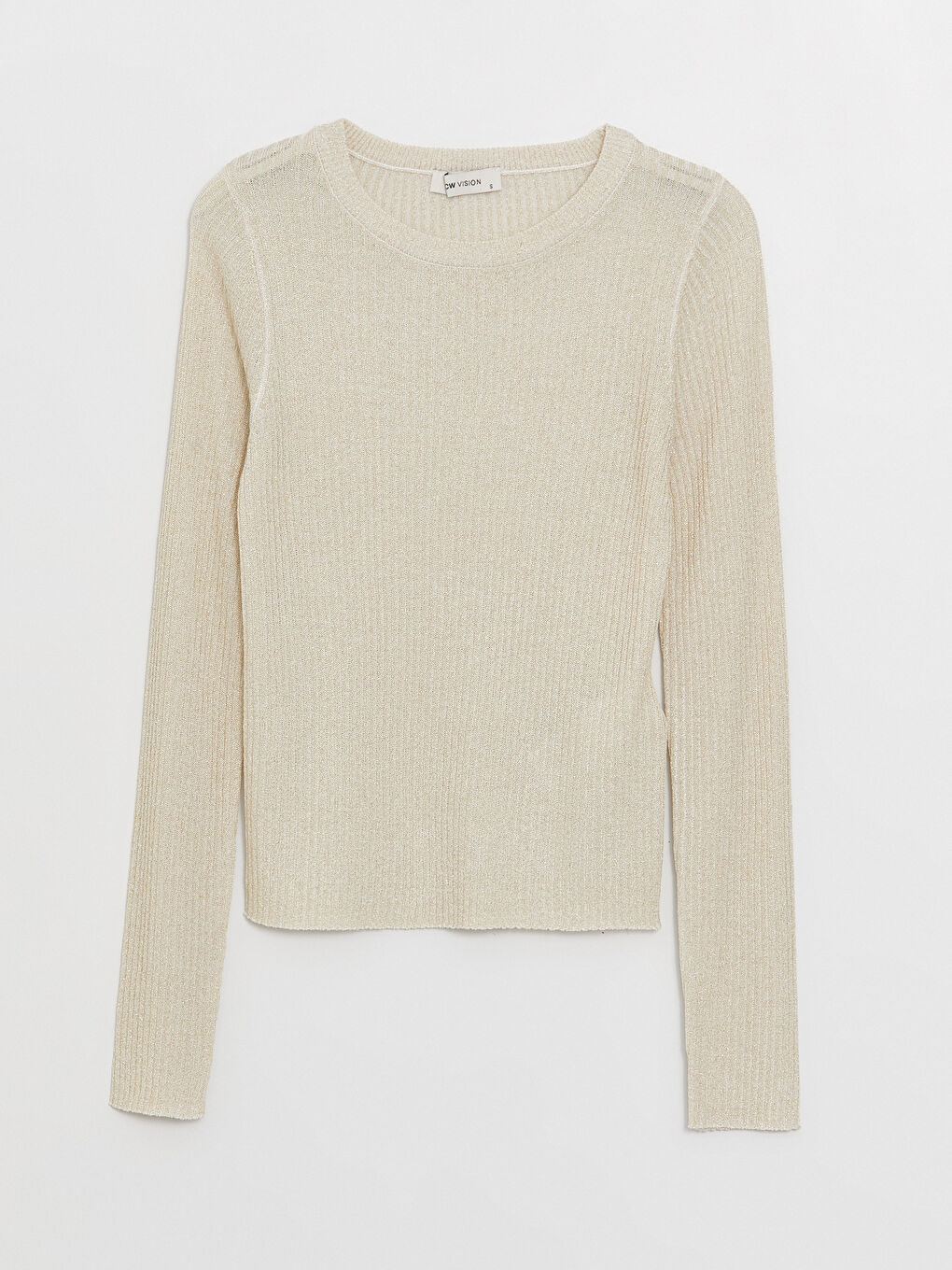 LC Waikiki Crew Neck Plain Long Sleeve Women's Knitwear Sweater -S4BG99Z8-R9J