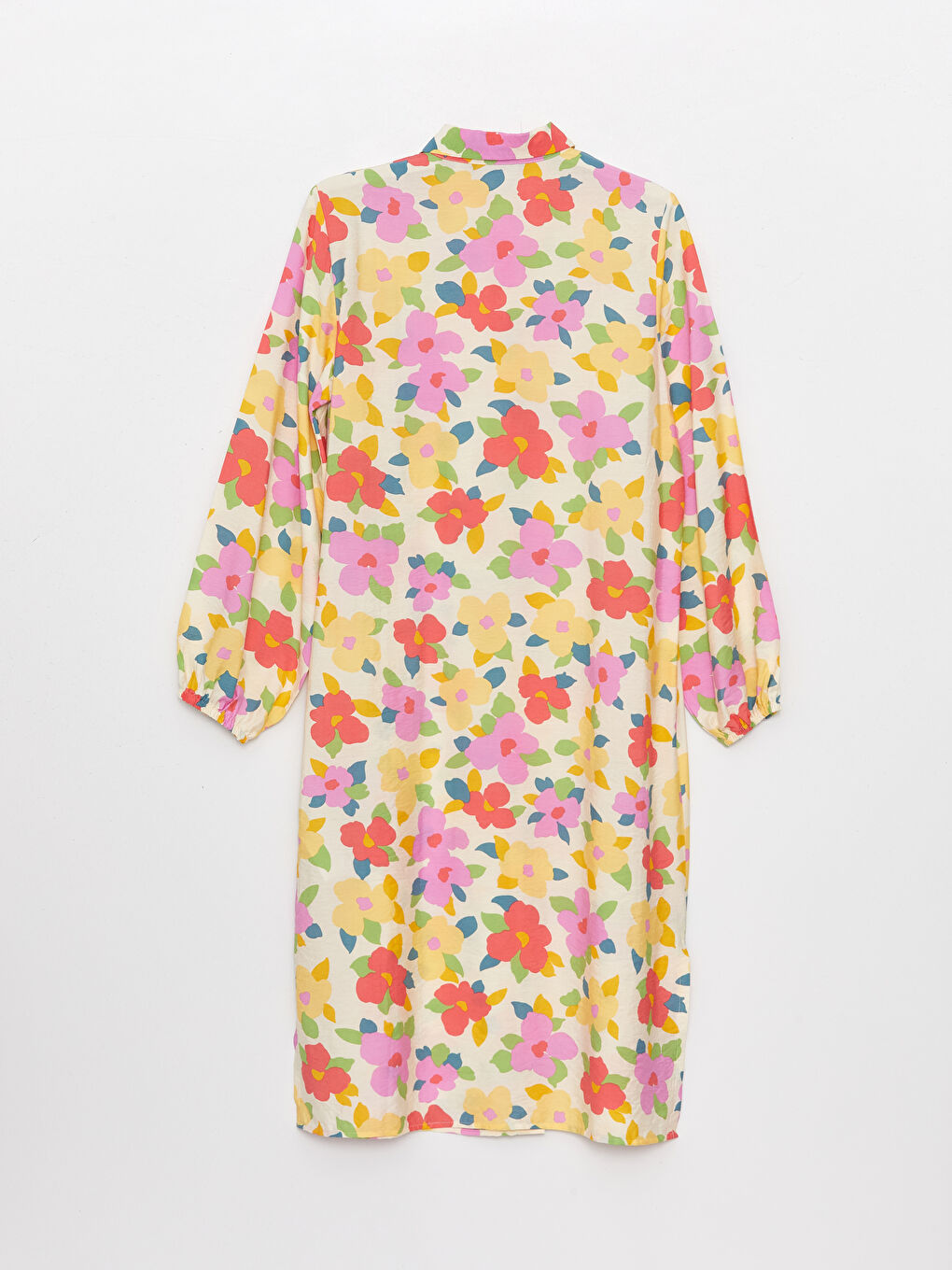 Patterned Long Sleeve Women's Shirt Tunic-6