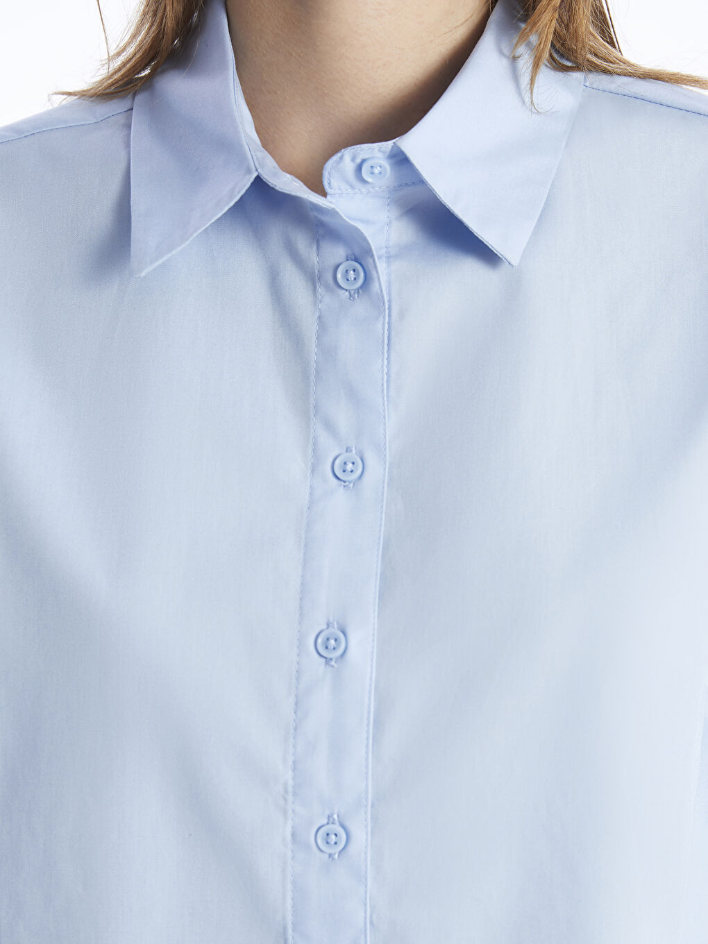 Poplin Women's Shirt -S4BH53Z8-VJF