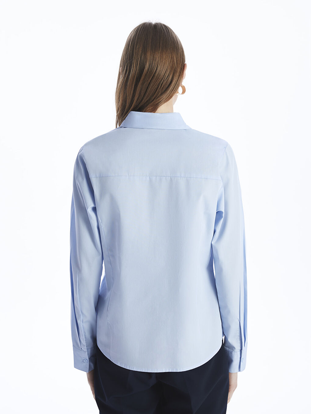 Poplin Women's Shirt -S4BH53Z8-VJF