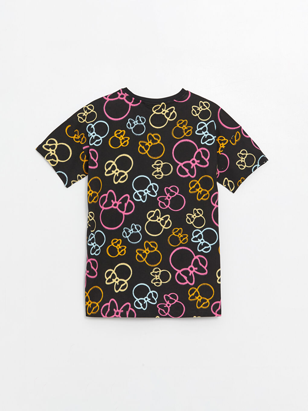 Crew Neck Minnie Mouse Printed Short Sleeve Girls T-Shirt -S4BH54Z4-LQJ