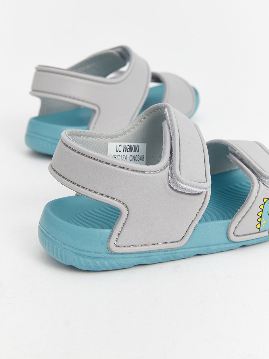 Printed Hook and Loop Boys' Sandals -S4BI71Z4-DBQ