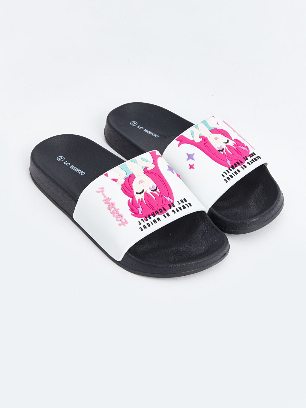 LC Waikiki Anime Printed Girls' Slippers -S4BJ01Z4-LU7