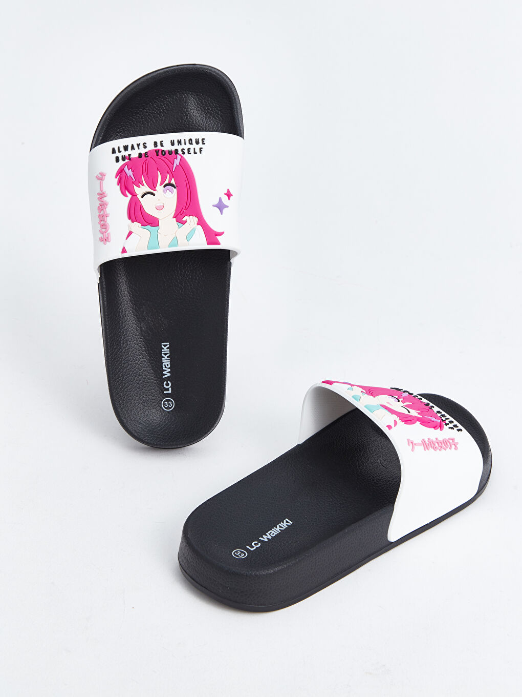 LC Waikiki Anime Printed Girls' Slippers -S4BJ01Z4-LU7