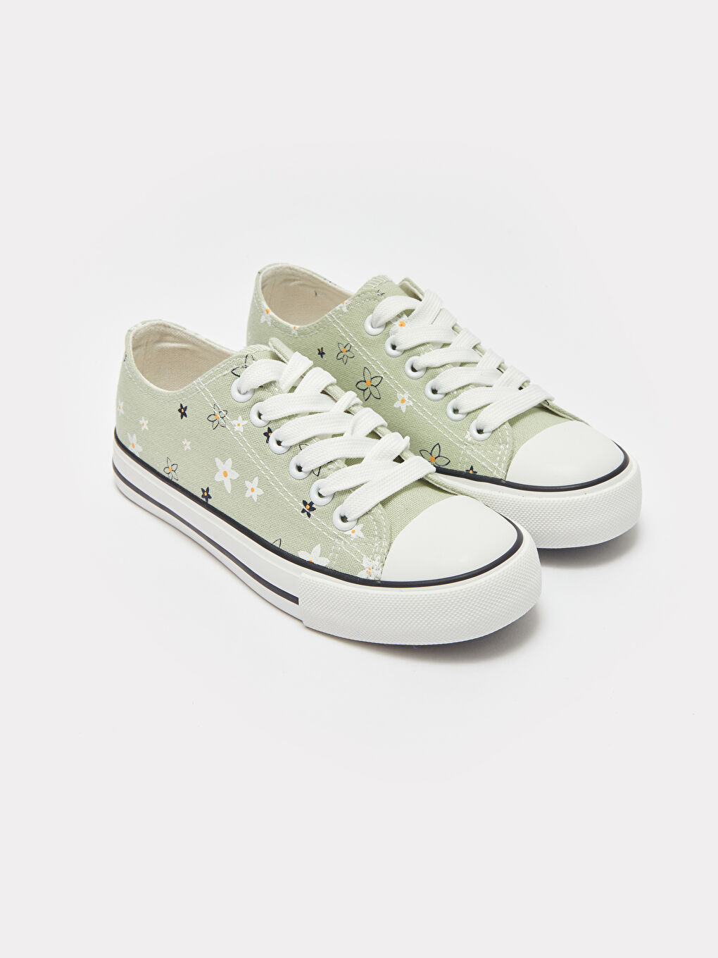 LC Waikiki Laced Printed Girls' Sneakers -S4BJ22Z4-LRL