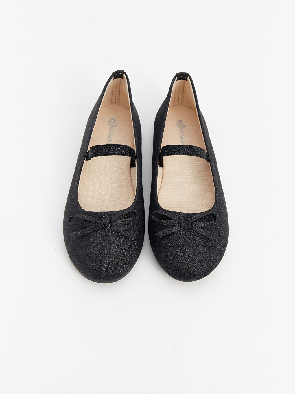 Siyah Fiyonk Detaylı Kız Çocuk Babet-2