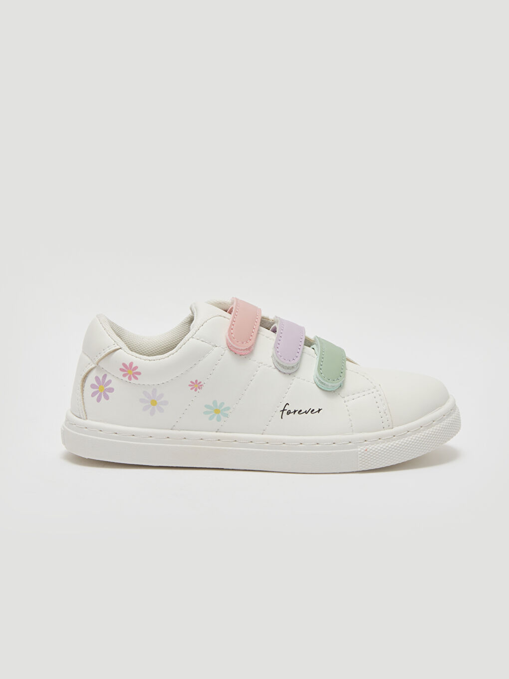 Hook and Loop Color Block Girls' Sneakers -S4BJ40Z4-LU7