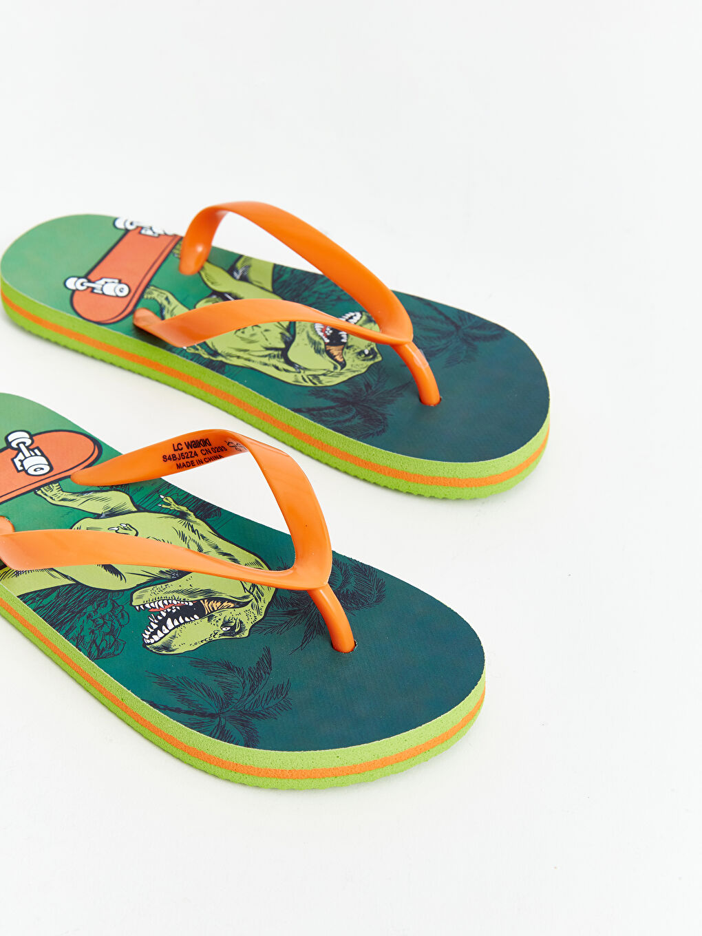 Printed Boys' Beach Sliders -S4BJ52Z4-CRR