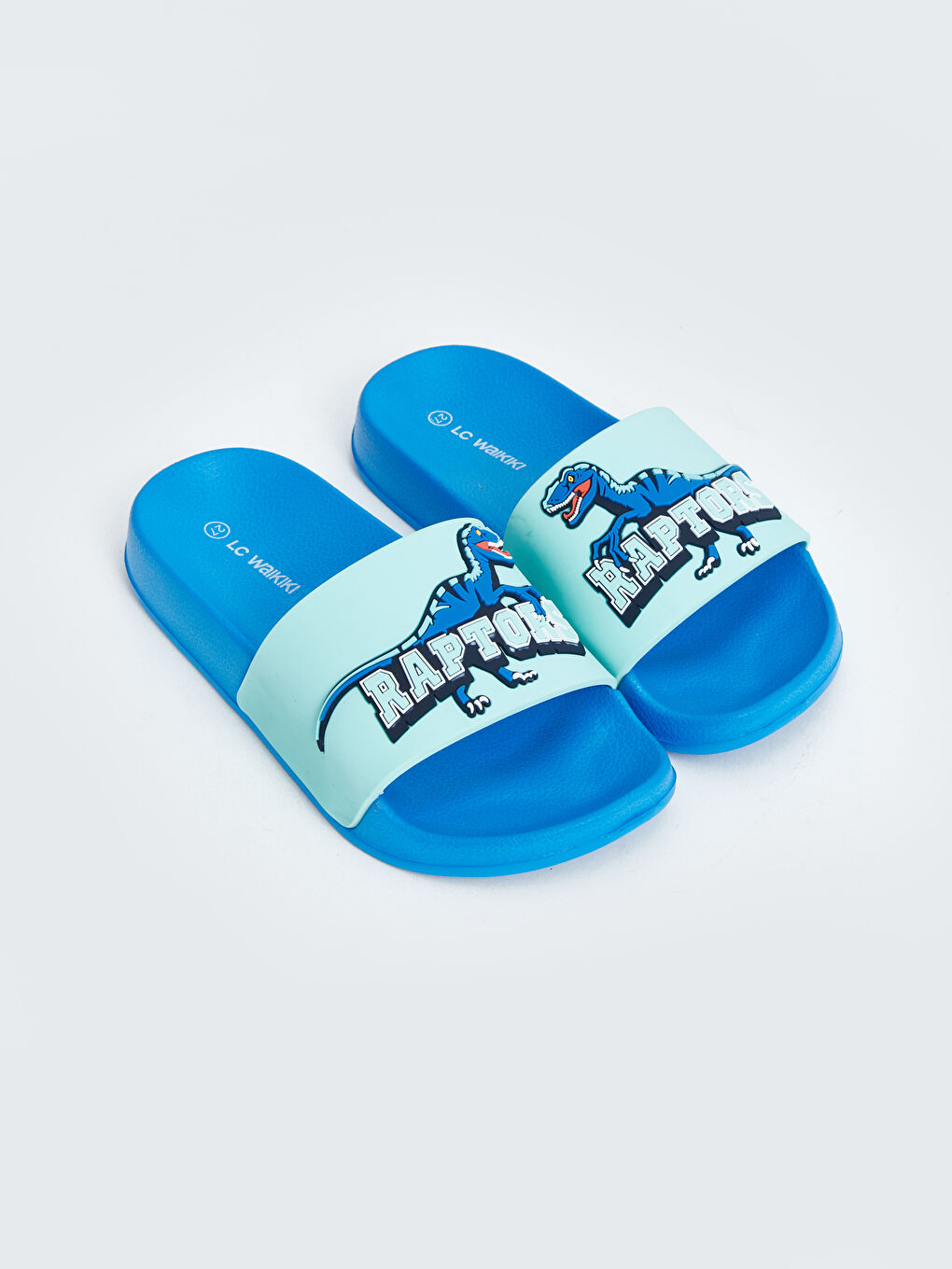 Single Strap Printed Boys' Slider -S4BJ59Z4-VEE