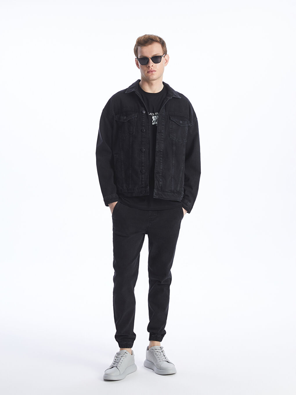 Relaxed Fit Men's Denim Jacket -S4BJ72Z8-M0U