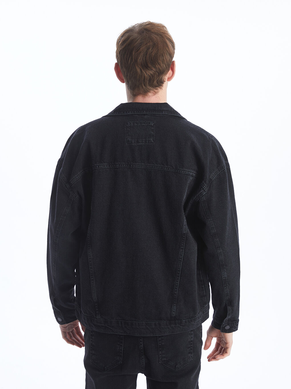 Relaxed Fit Men's Denim Jacket -S4BJ72Z8-M0U