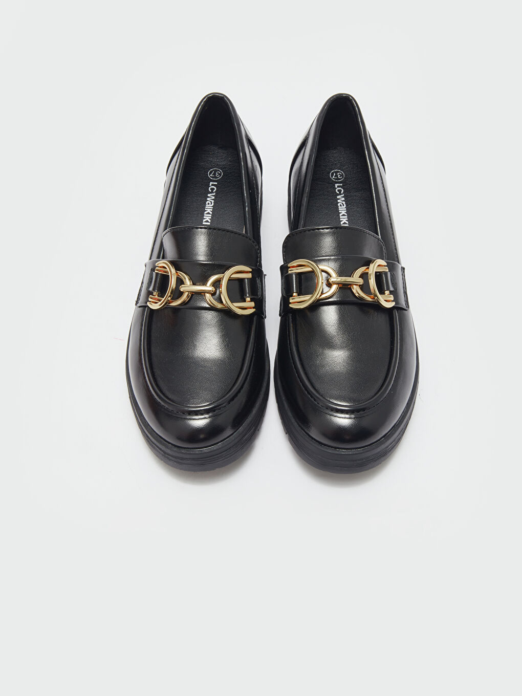 LCW STEPS Chain Detailed Women's Loafer Shoes -S4BK17Z8-HUC