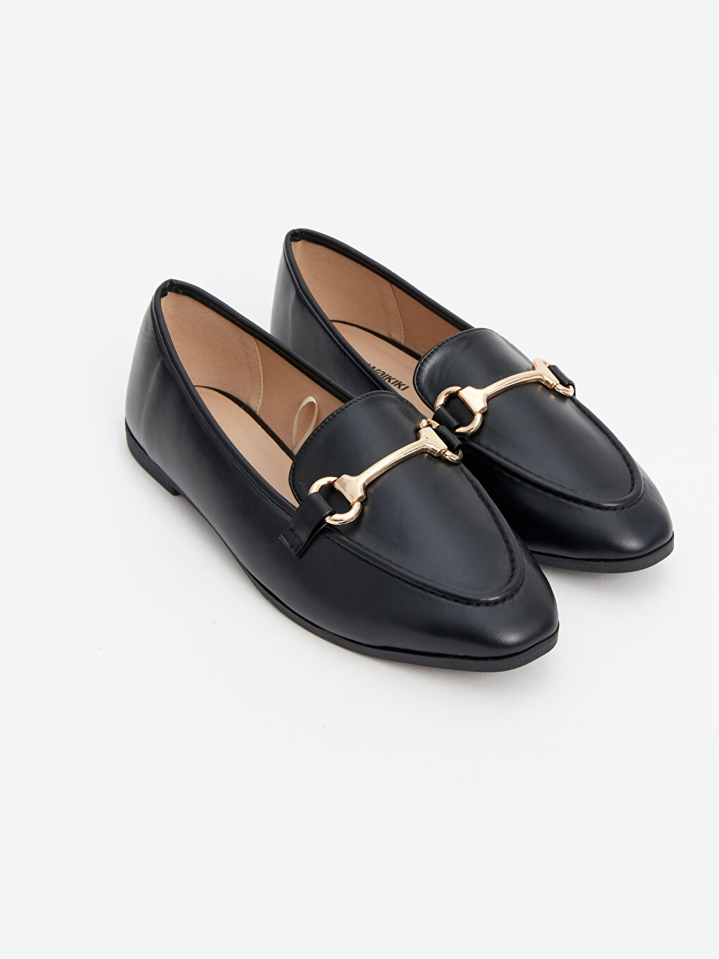 LCW STEPS Faux Leather Women's Loafer Shoes -S4BK37Z8-HUC