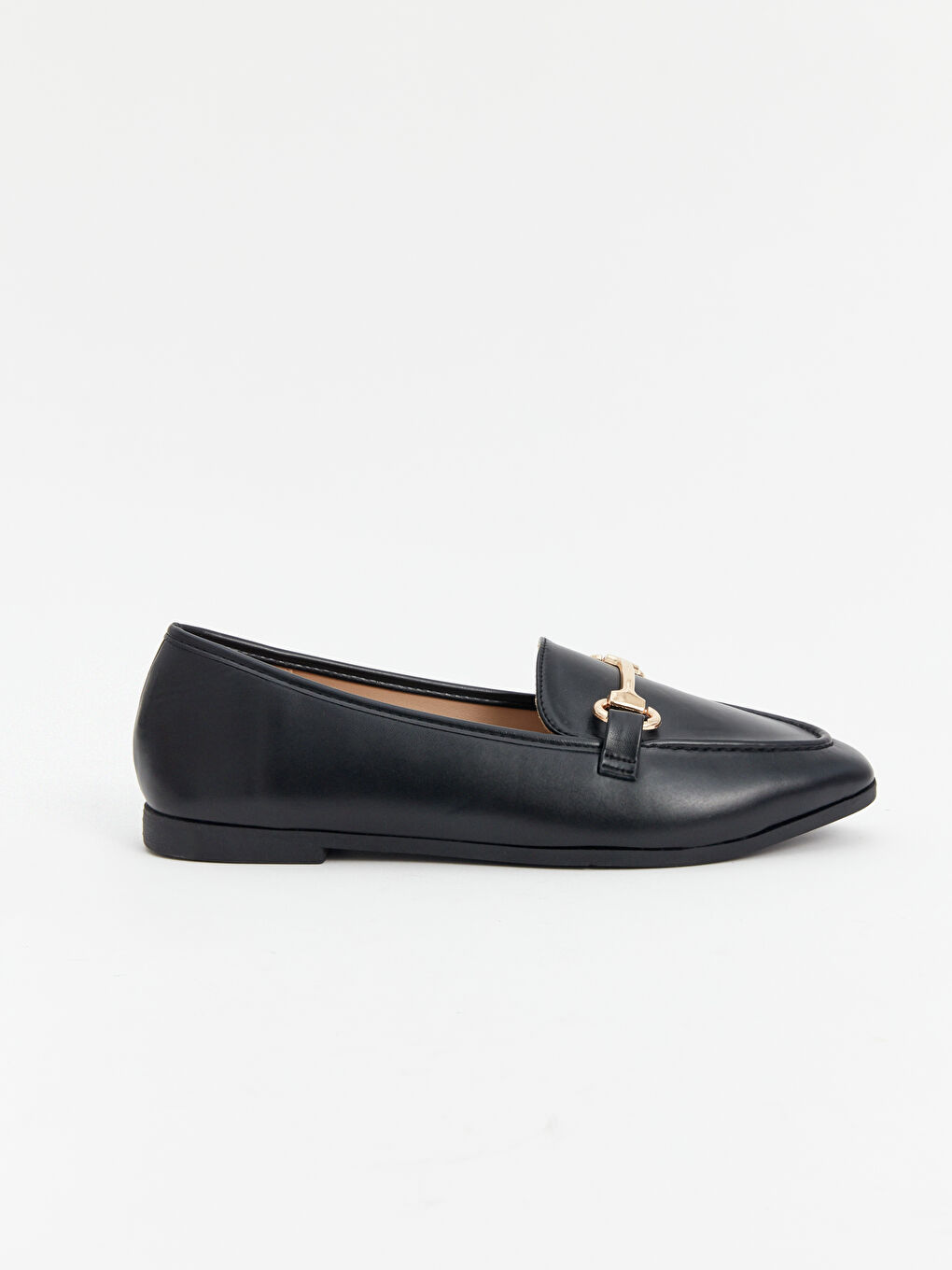 LCW STEPS Faux Leather Women's Loafer Shoes -S4BK37Z8-HUC