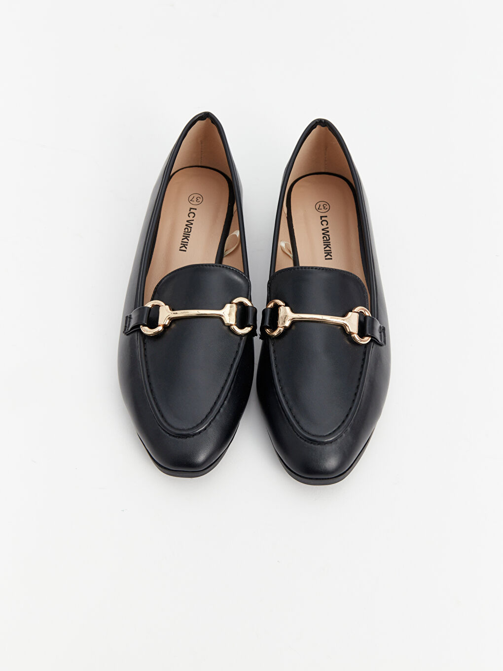 LCW STEPS Faux Leather Women's Loafer Shoes -S4BK37Z8-HUC
