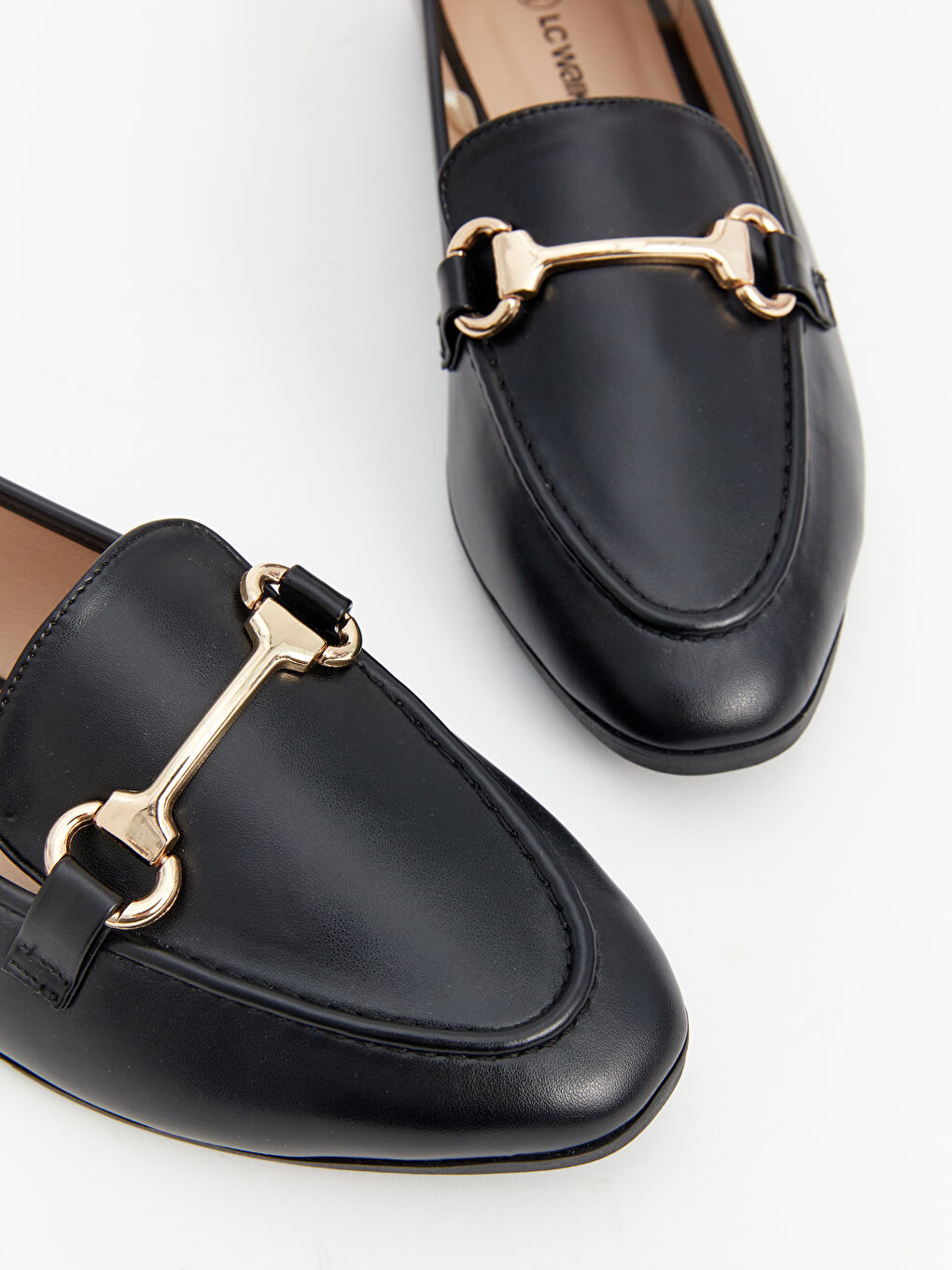 LCW STEPS Faux Leather Women's Loafer Shoes -S4BK37Z8-HUC