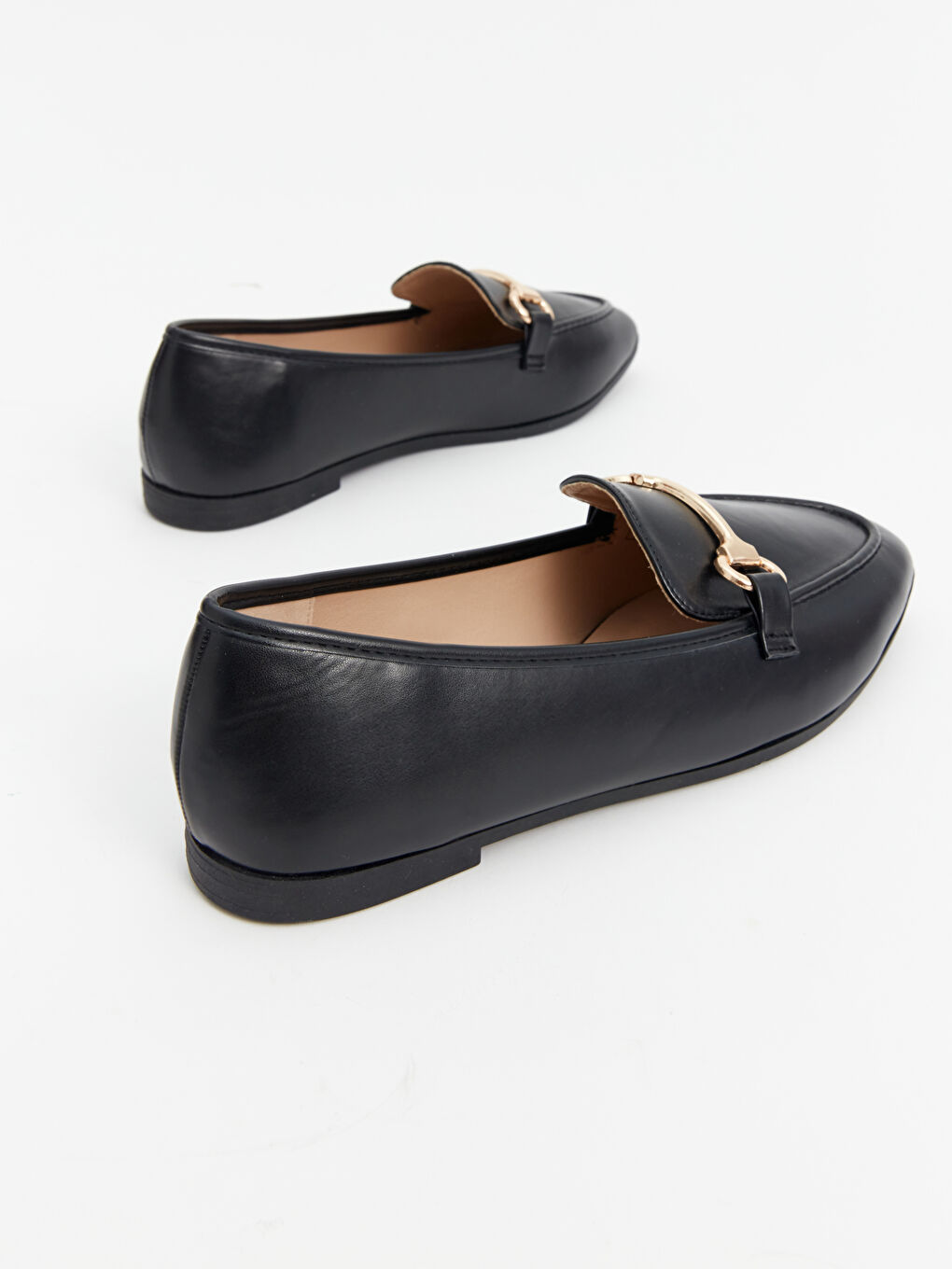 LCW STEPS Faux Leather Women's Loafer Shoes -S4BK37Z8-HUC