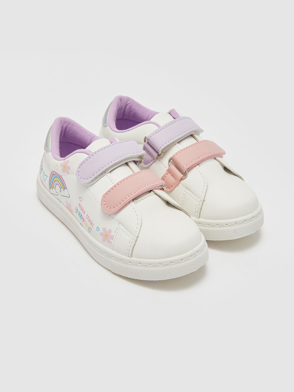 Baskets pour Filles à Crochet et Boucle