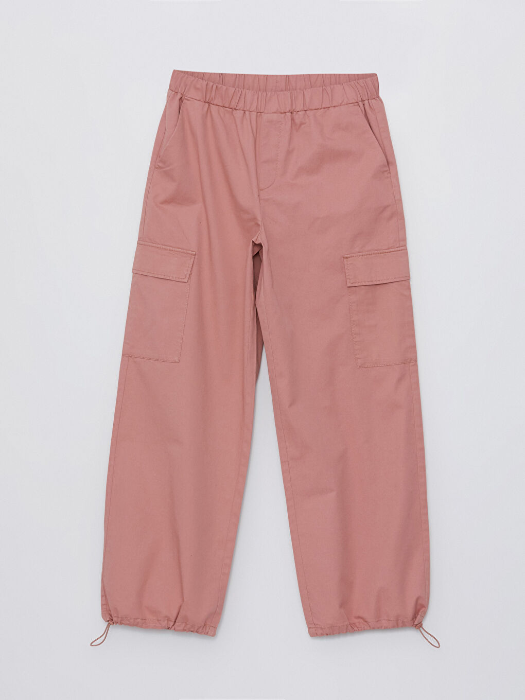 LCW Vision Elasticated Waist Jogger Women's Cargo Trousers -S4BL80Z8-JLY