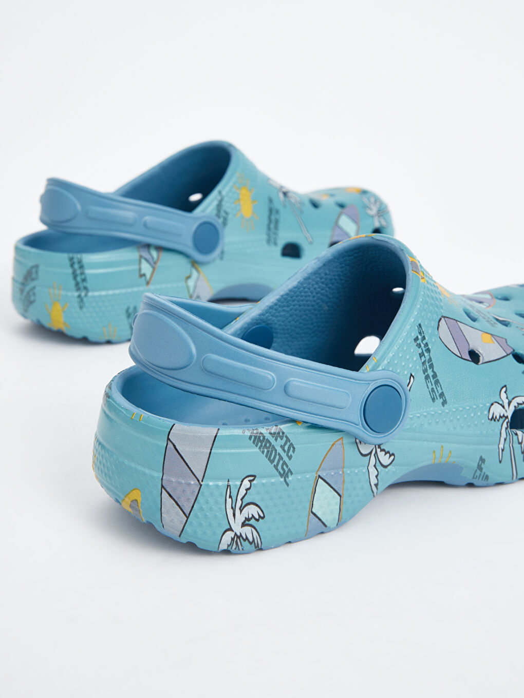 Printed Boys' Beach Sandals -S4BM09Z4-VLF
