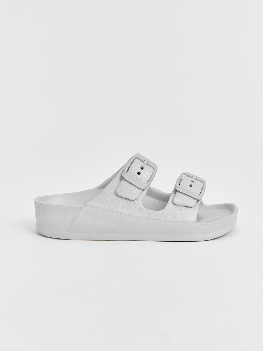 Buckle Detailed Double Strap Boys' Slipper -S4BM16Z4-DBQ