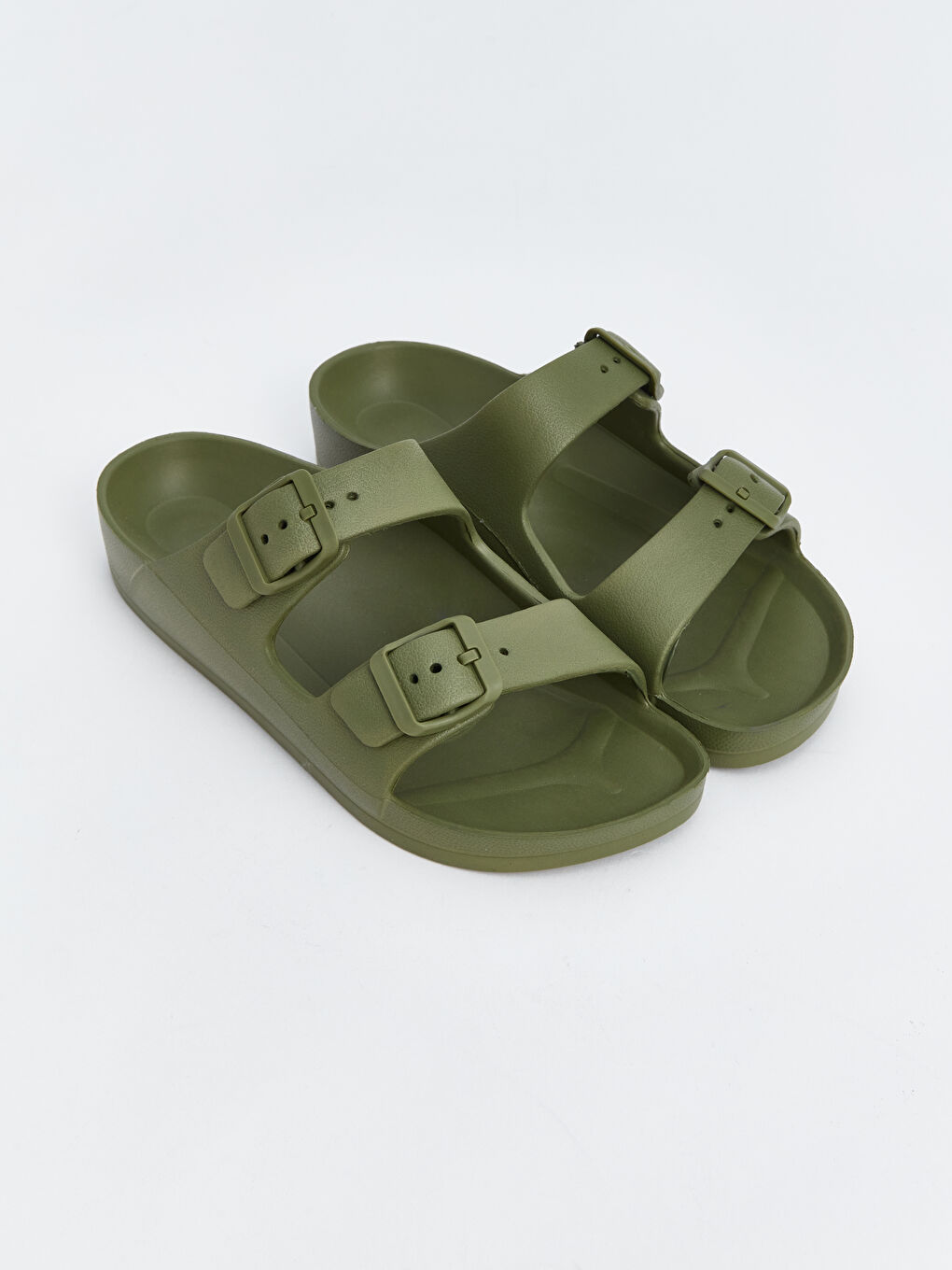 LC Waikiki Buckle Detailed Double Strap Boys' Slipper -S4BM19Z4-YAG