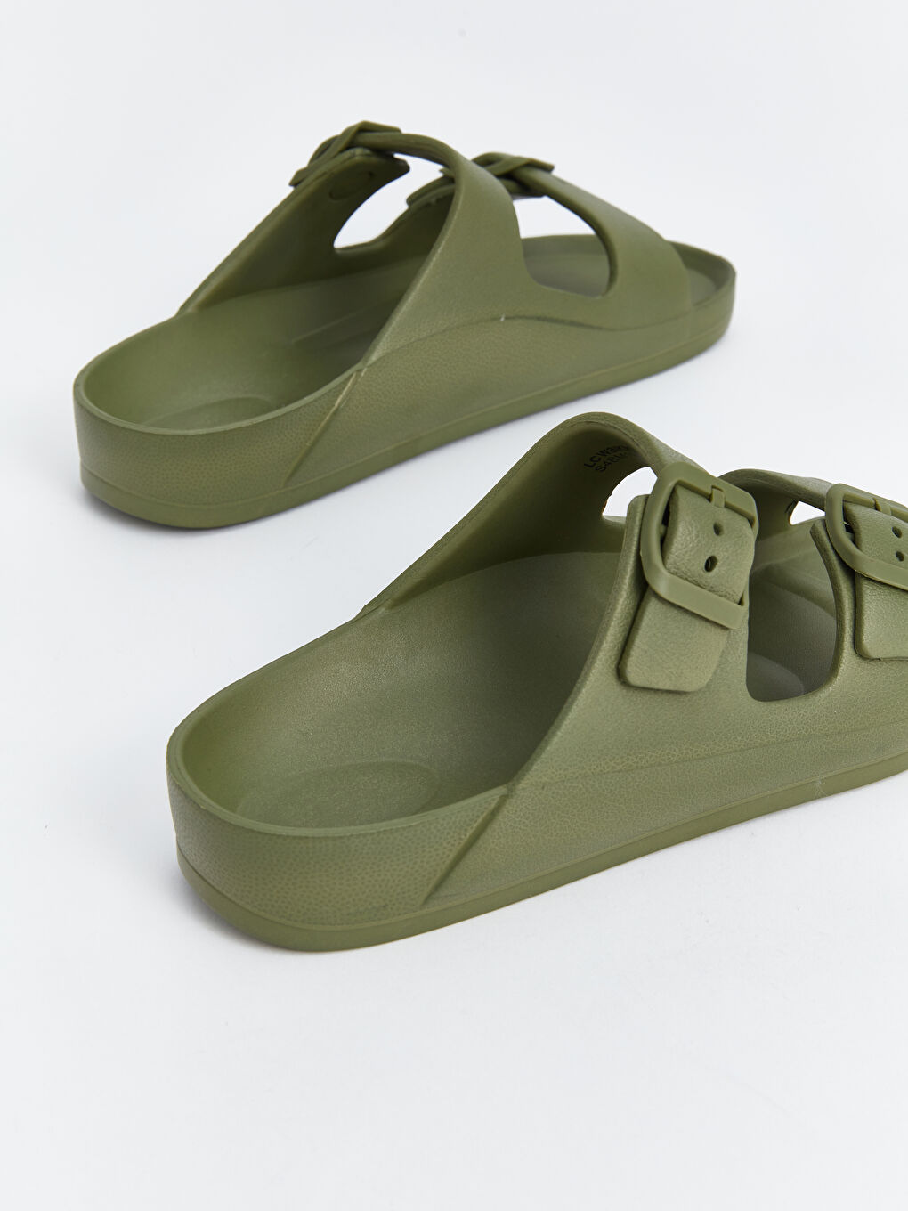 LC Waikiki Buckle Detailed Double Strap Boys' Slipper -S4BM19Z4-YAG