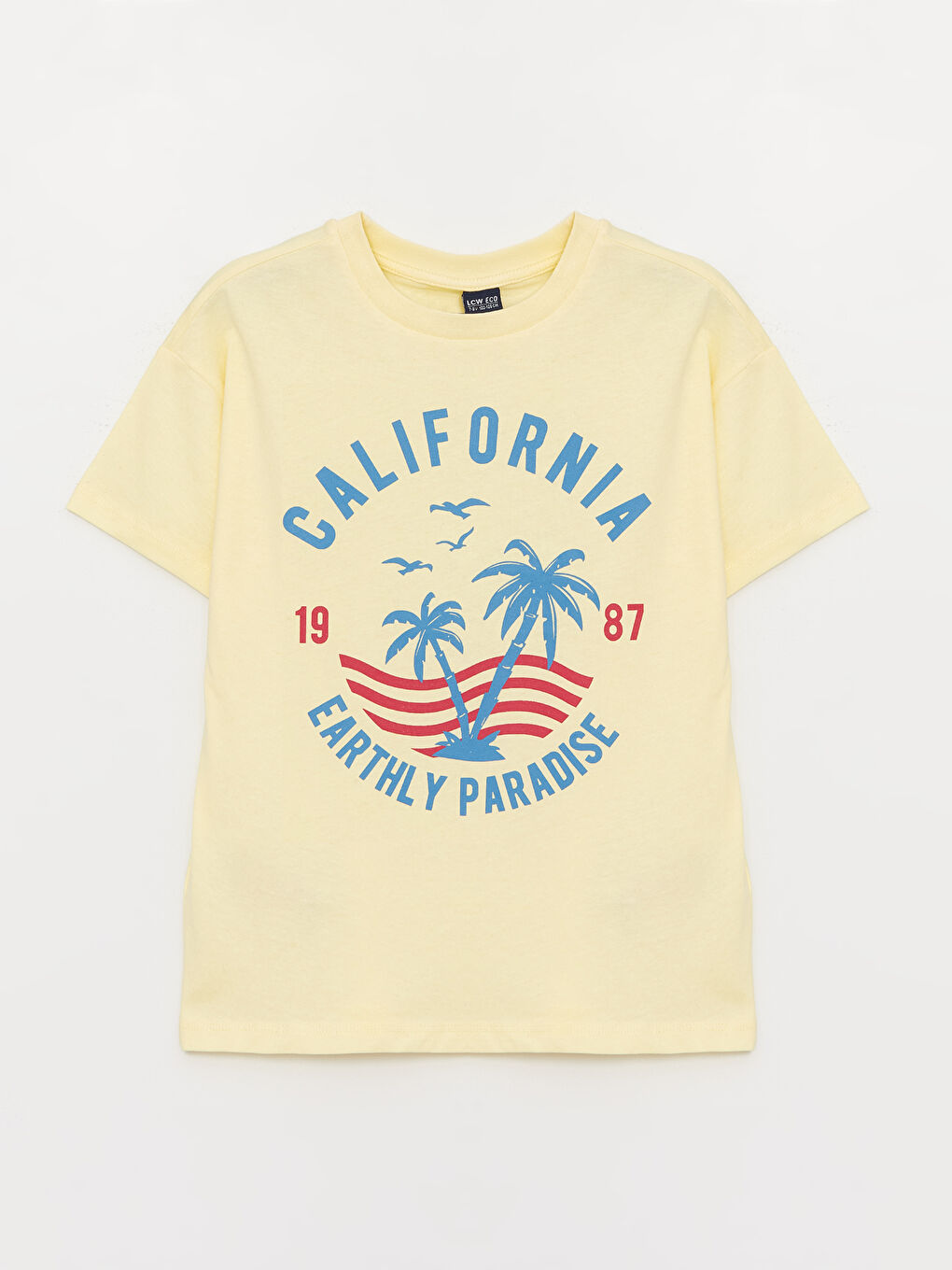 تي-شيرت أولاد بكول مدور وقصة مريحة