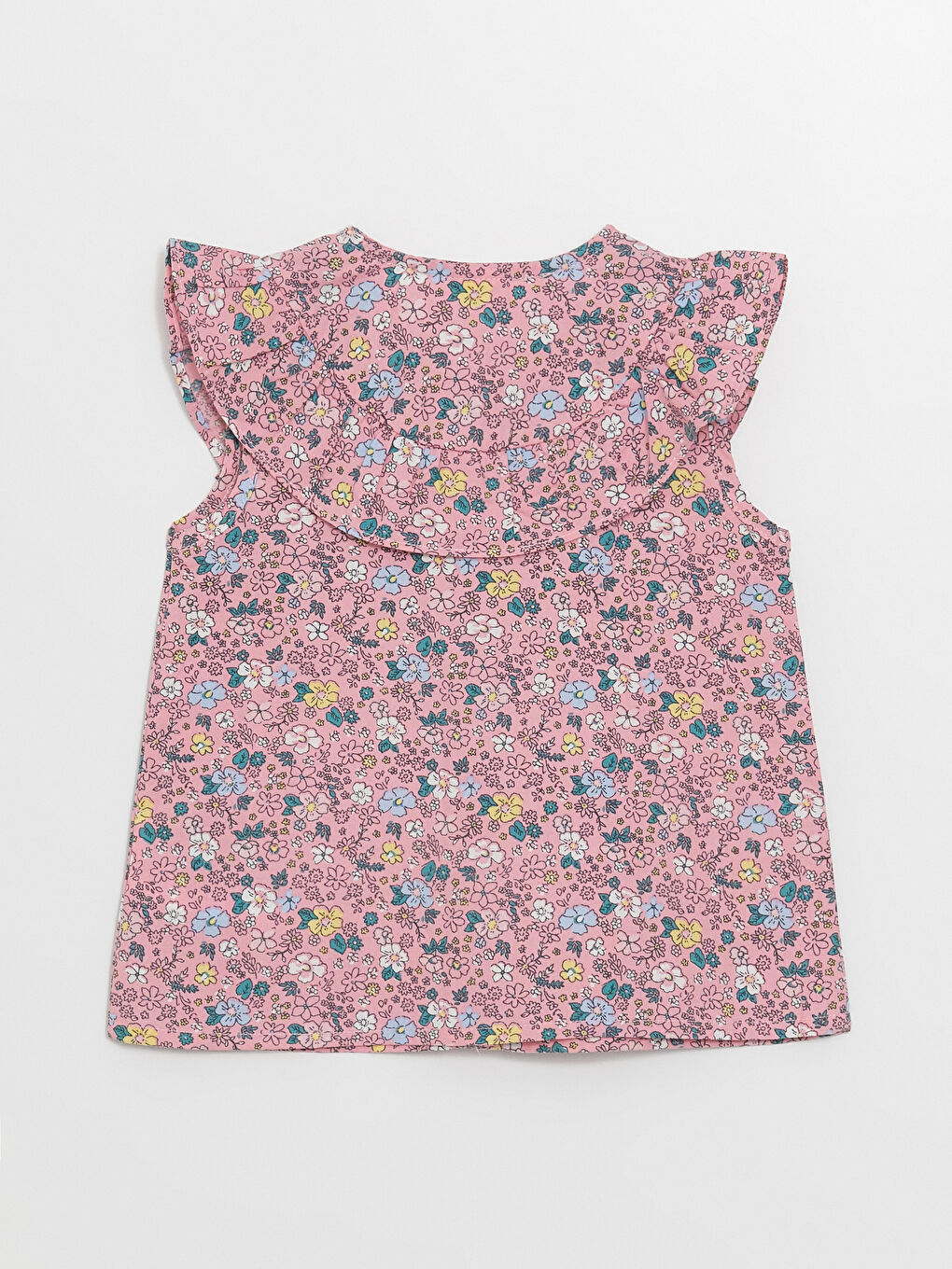 Peter Pan Collar Sleeveless Floral Baby Girls' Blouse -S4BM67Z1-LT4