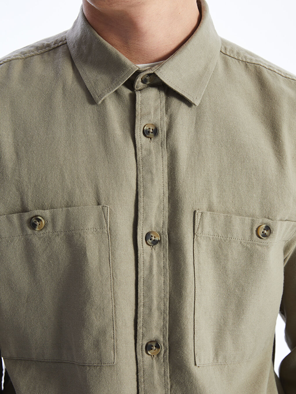 XSIDE Relaxed Fit Long Sleeve Men's Shirt -S4BN03Z8-RBW