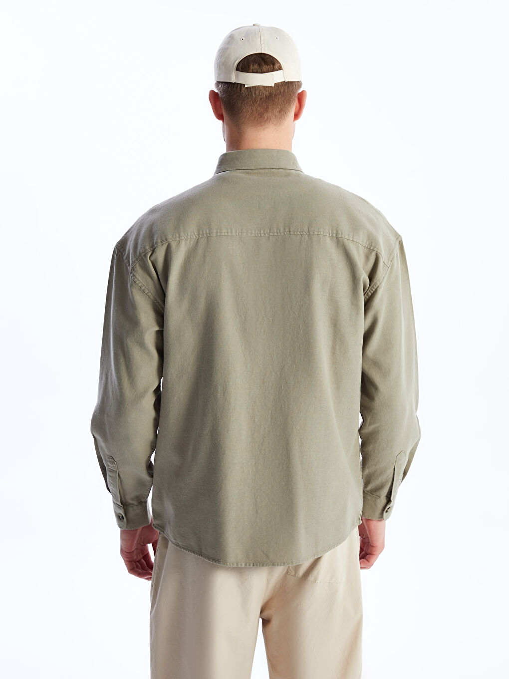 XSIDE Relaxed Fit Long Sleeve Men's Shirt -S4BN03Z8-RBW