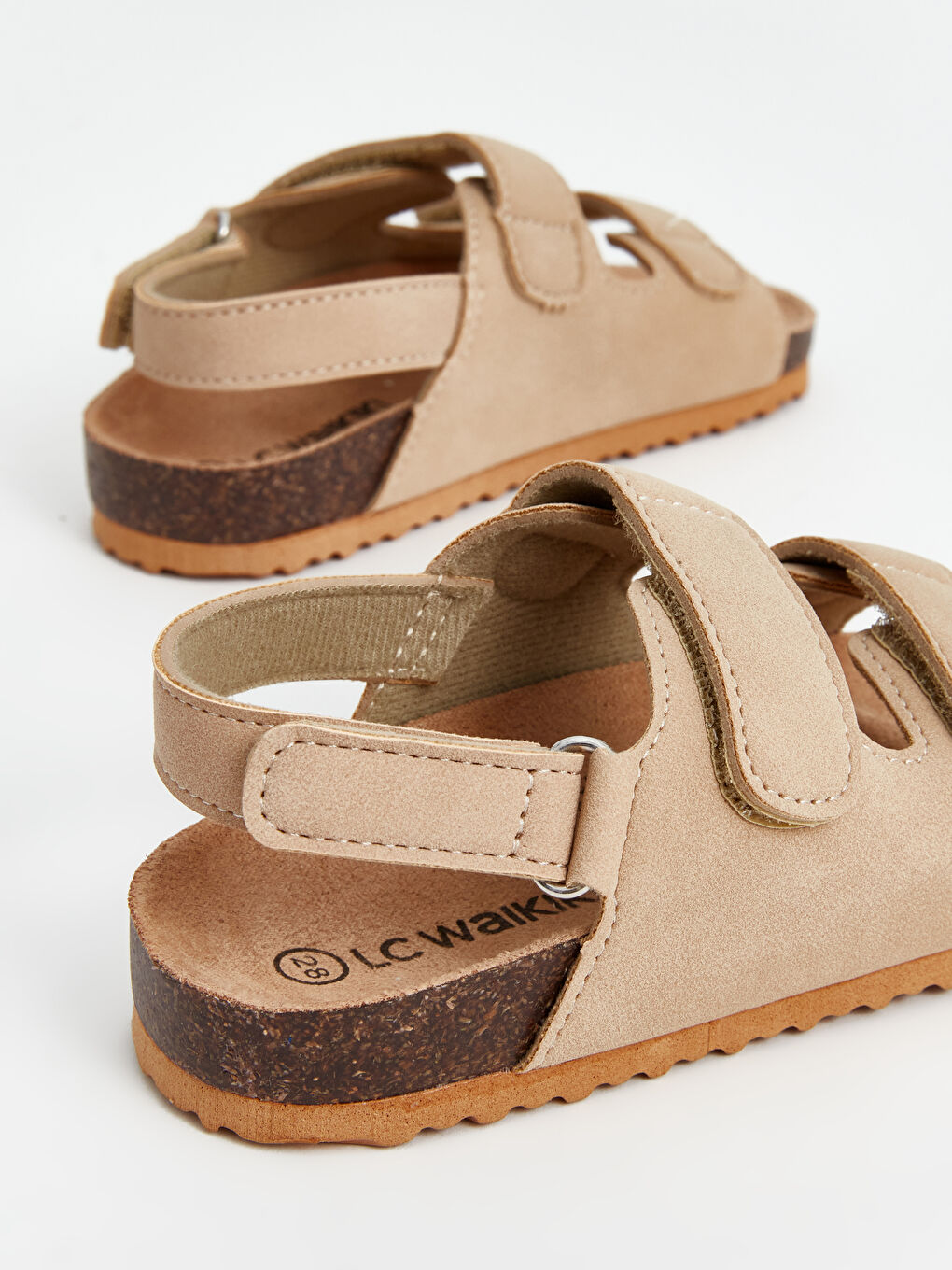 Faux Leather Hook and Loop Baby Boys' Sandals. -S4BN12Z1-K0E