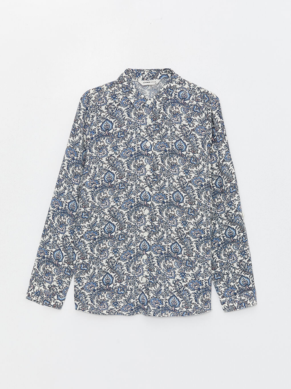 Cămașă Cu Mânecă Lungă Cu Model Pentru Femei-5