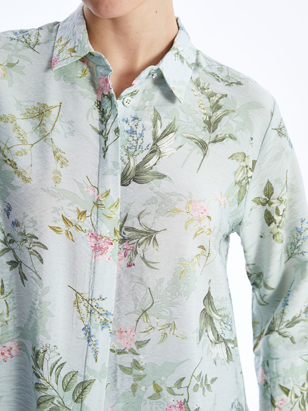 Patterned Women's Shirt -S4BN39Z8-LRL