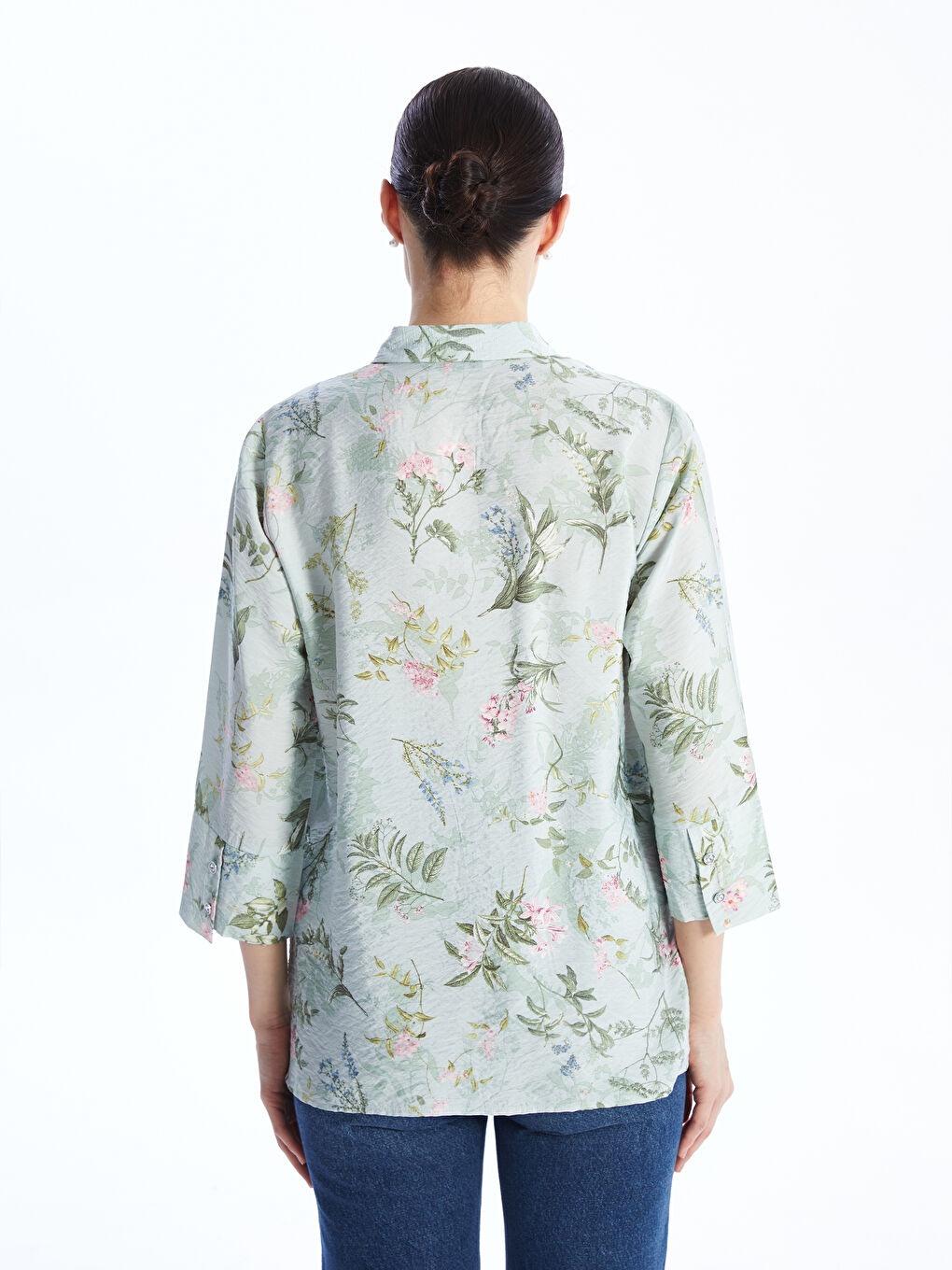Patterned Women's Shirt -S4BN39Z8-LRL