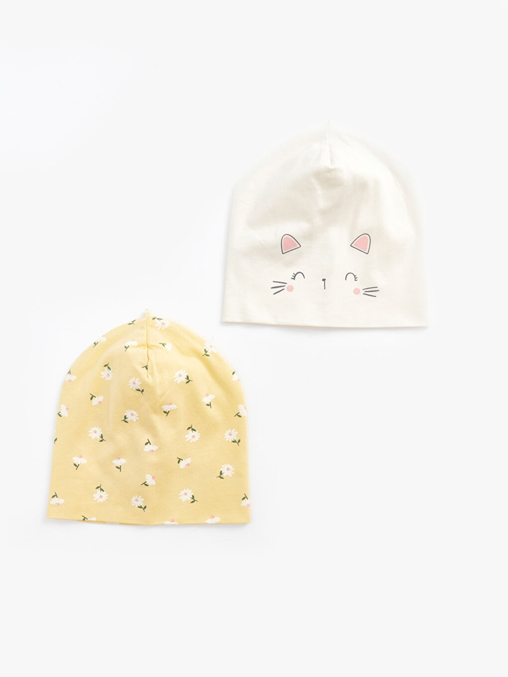 Printed Baby Girl Beanie 2 Pieces -S4BO13Z1-FDL